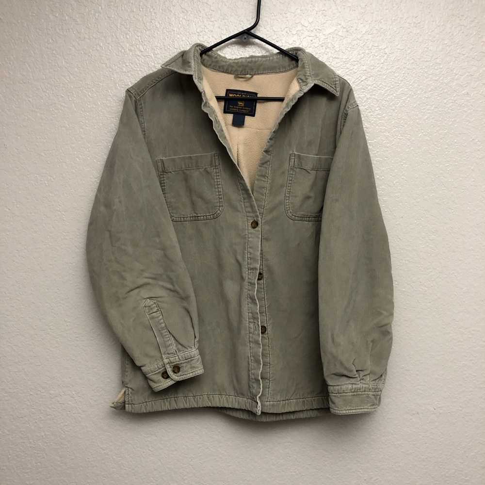Woolrich Women’s Tumbleweed Fleece Lined Corduroy Beater Jacket Large